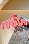 XOXO Chunky Waves Acrylic Hair Claw Clip Gifts