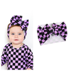 Hadley HEADWRAP Toddler Halloween Checks Hair Accessories