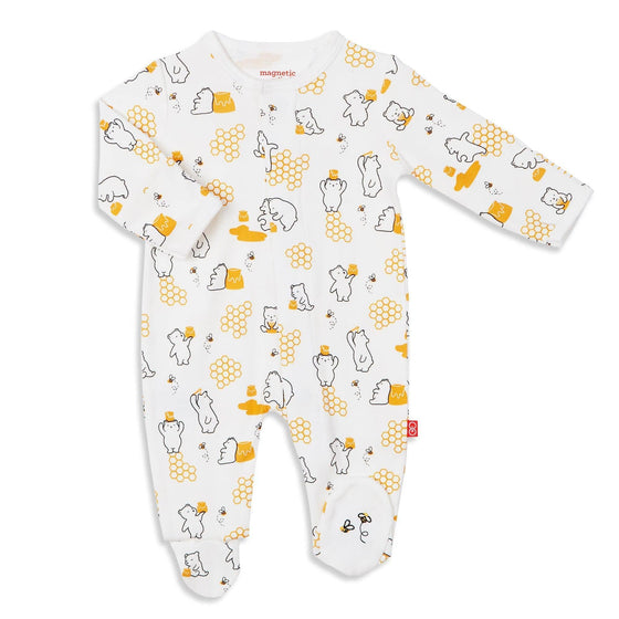 Magnetic Me Honey Bee Mine Organic Cotton Footed Sleeper