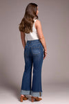 Brooke Palazzo Jeans w/Cuffs