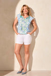Mixed Print Blouse