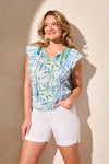Mixed Print Blouse