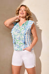 Mixed Print Blouse