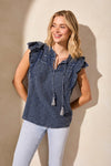 Frill Sleeve Blouse