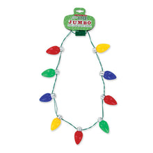  Lotsa Lights! Jingle Bell Flashing Necklace