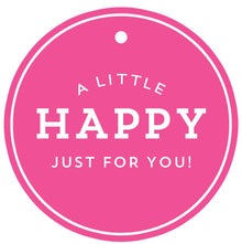  A Little Happy Circle  Die-cut Gift Tags | Hot Pink