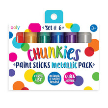  Ooley Chunkies Paint Sticks Metallic - Set of 6