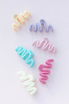 Pastel Wavy Hair Clip Hair Claw