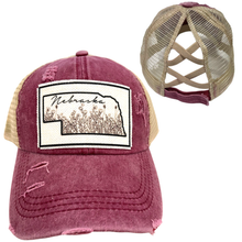  NEBRASKA WILDFLOWERS PONYTAIL AND UNISEX HATS