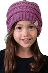 Kids No Pom Beanie (Lavender)