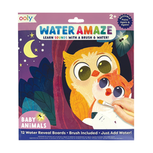  Ooley Water Amaze Water Reveal Boards - Baby Animals (13 PC Set)