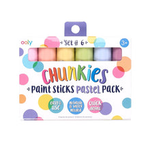  Ooley Chunkies Paint Sticks: Pastel - Set of 6