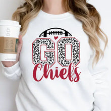  KC Chiefs Leopard Football Sweatshirt