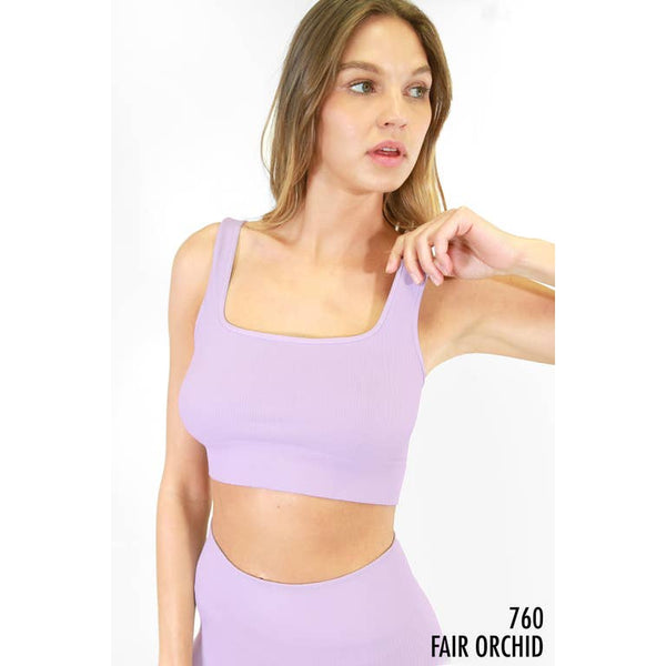 Ribbed Square Neck Crop Top – Simply You Boutique & Gifts