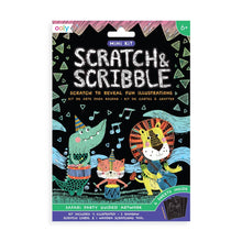  Ooley Mini Scratch & Scribble Art Kit: Safari Party