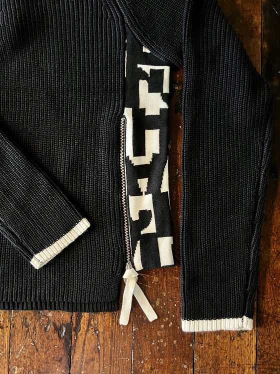 Crew Neck Sweater with Alphabet Detail