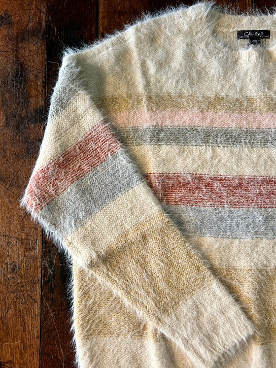 Striped Hairy Yam Sweater