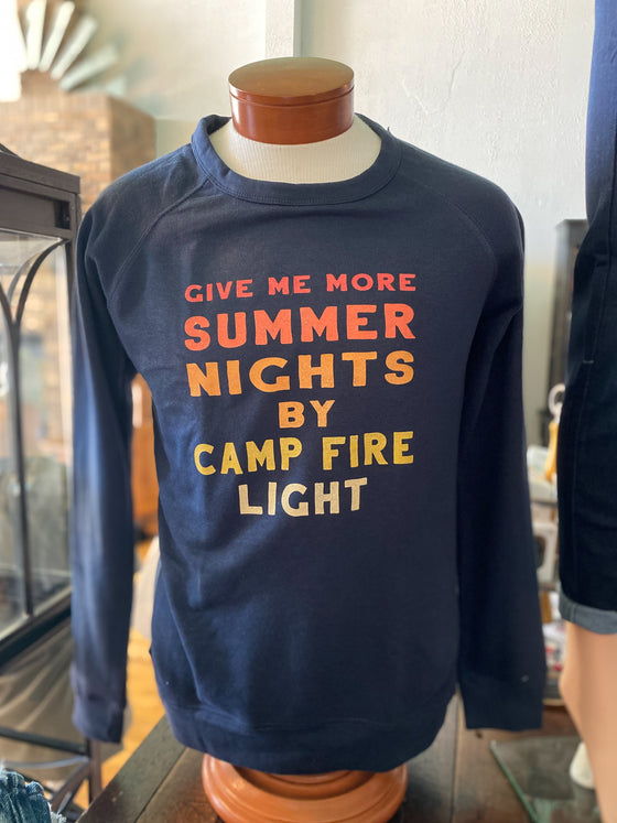 Summer Nights French Terry Raglan Sweatshirt