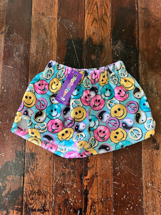 Be All Smiles Plush Pajama Shorts - Girls