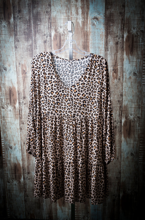 Leopard Like It A Latte Dress