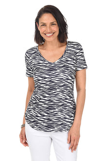  Zebra Print T-Shirt