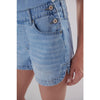KanCan High Rise Overall Shorts