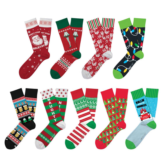 Two Left Feet Christmas Socks Open Stock