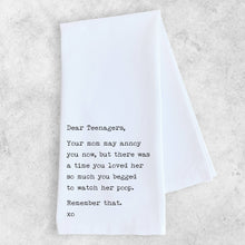  Dear Teenagers - Tea Towel