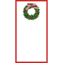  4.25 x 8.5 Holly Wreath List Notepad