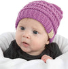 Baby No Pom Beanie (Lavender)