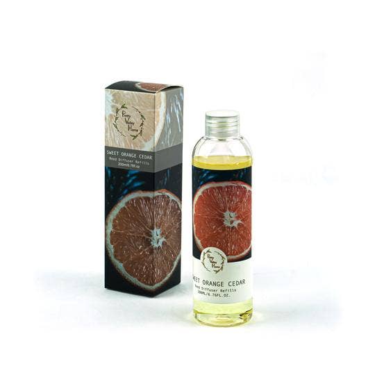 200ml Fragrance Diffuser Refill Oil - Sweet Orange Cedar