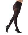 MeMoi Velveteen Opaque 30 Denier Control Top Tights