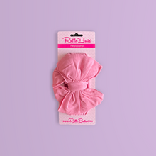  Dusty Rose Big Bow Headband - Girls