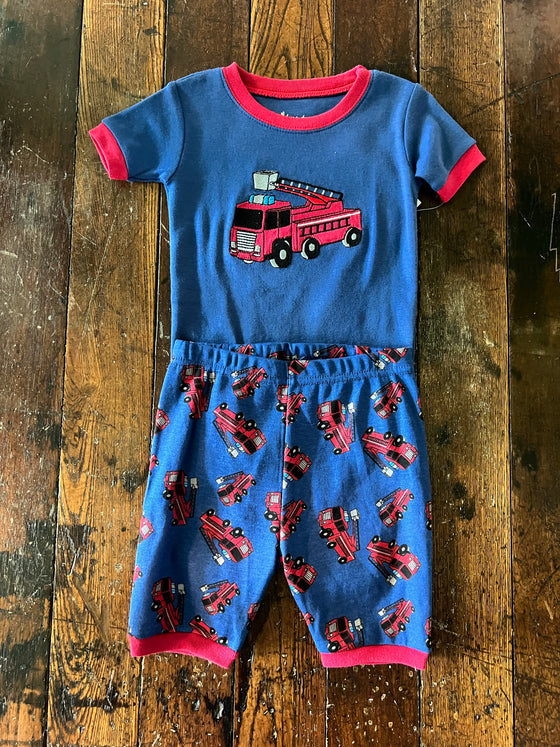 Fire Truck Pajama Set - Boys