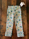 Vintage Garden Ruffle Leggings - Girls