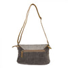 Grey Clandestine Small & Crossbody Bag