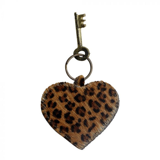 Welcome Note Heart Shaped Keychain