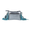 Exotic Azure Leather & Hairon Bag