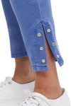 5-Pocket Pull on Ankle Pant with Side Slit
